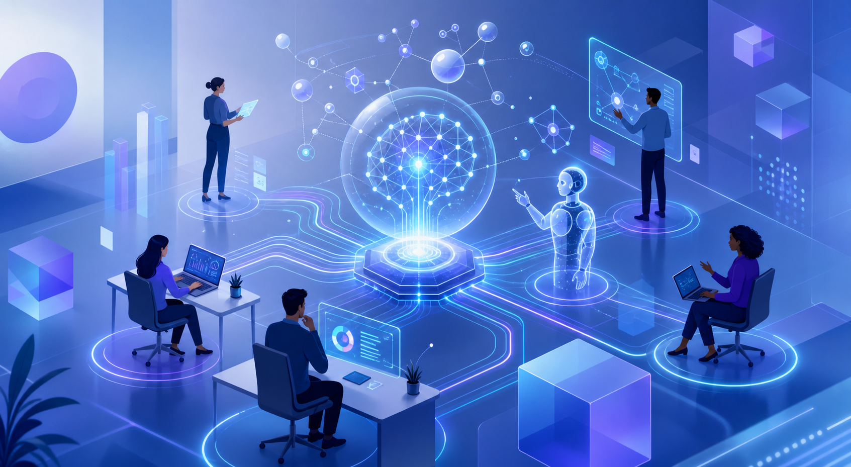 What Happens to Teams When AI Runs the Company?